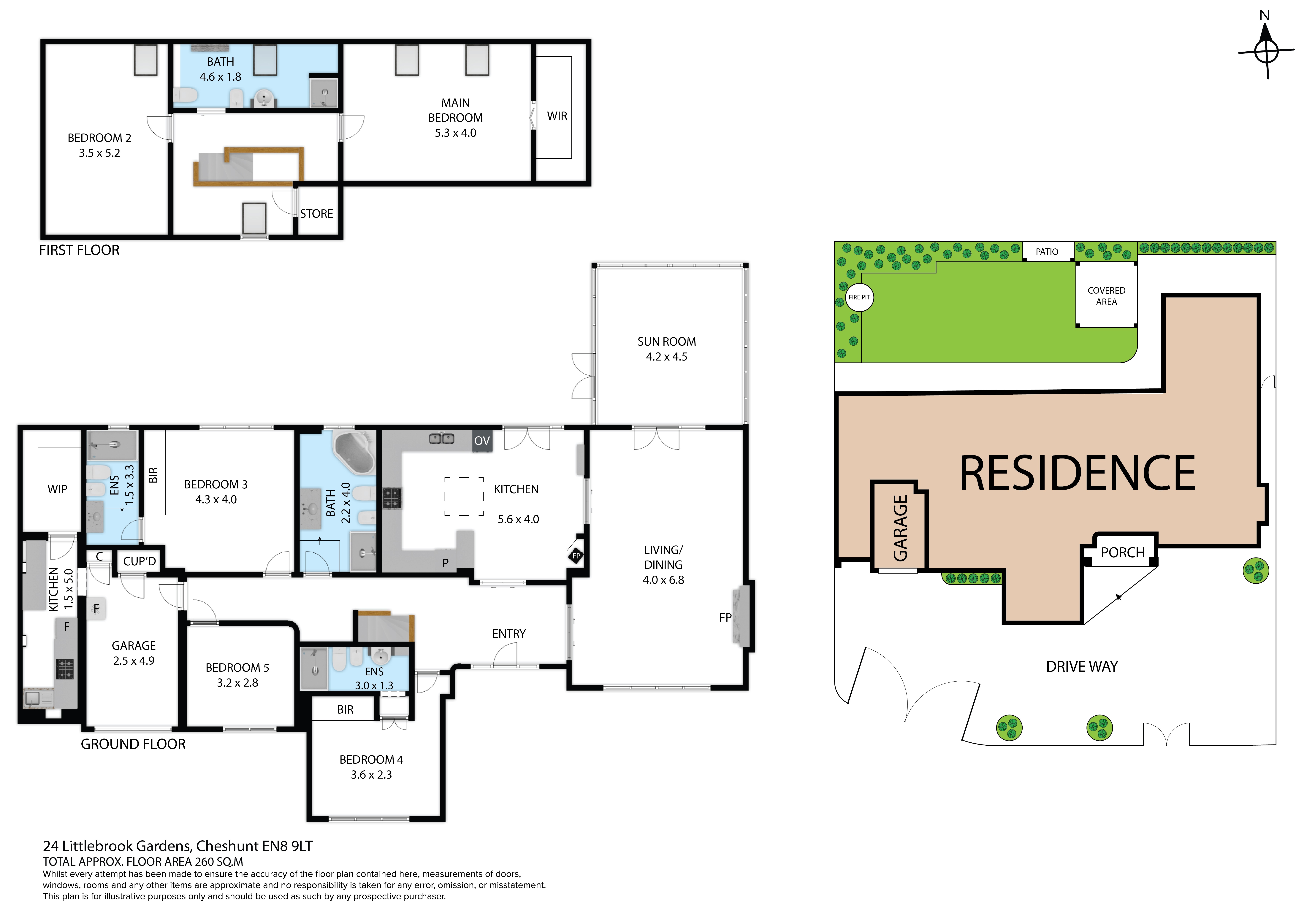 Floorplans For Cheshunt, Waltham Cross, Hertfordshire