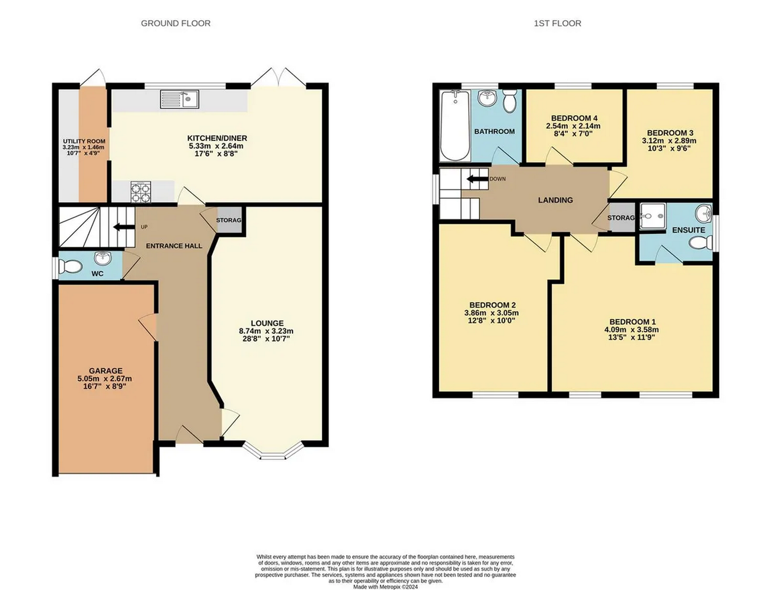 Floorplans For Higgins Road, Cheshunt, Hertfordshire