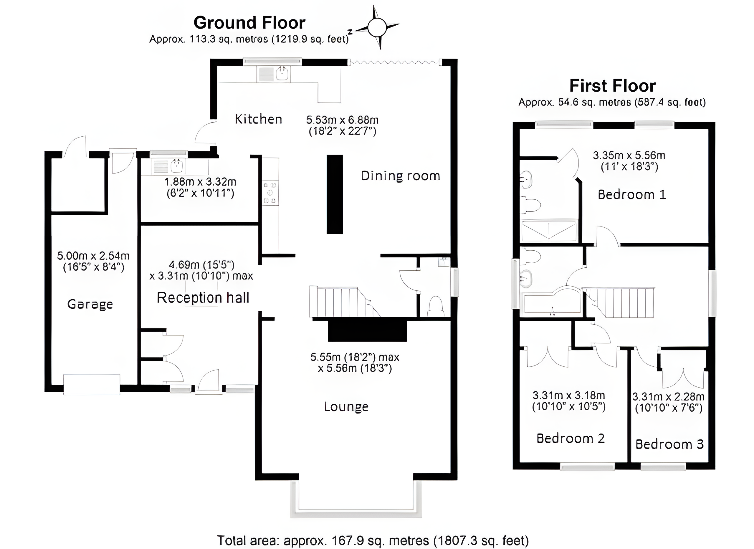 Floorplans For Aston, Stevenage, Hertfordshire