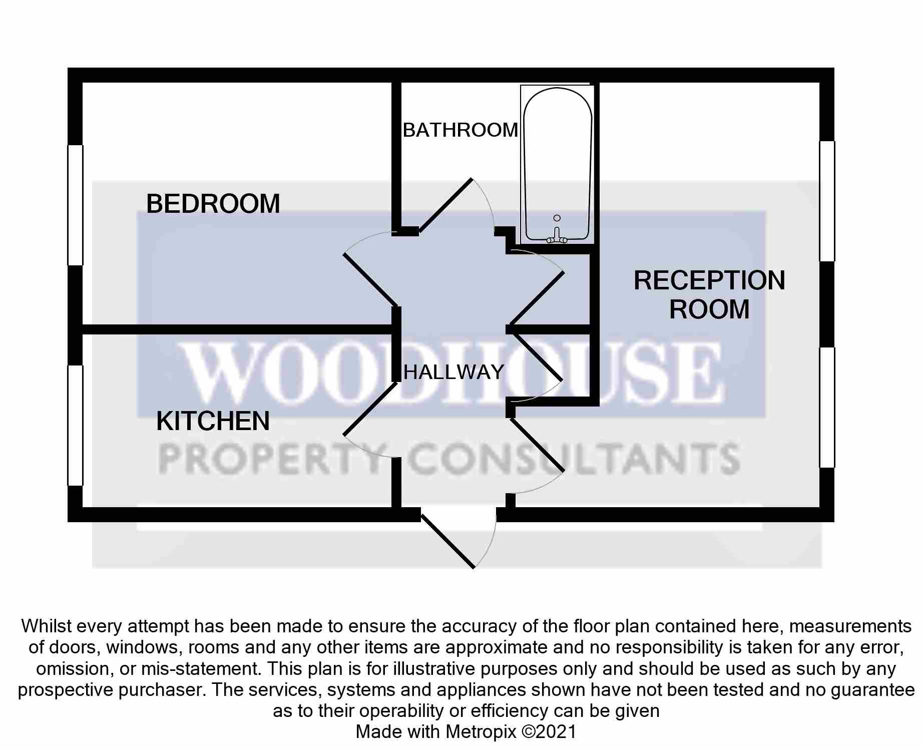 Floorplans For Cross Road, Waltham Cross, Hertfordshire