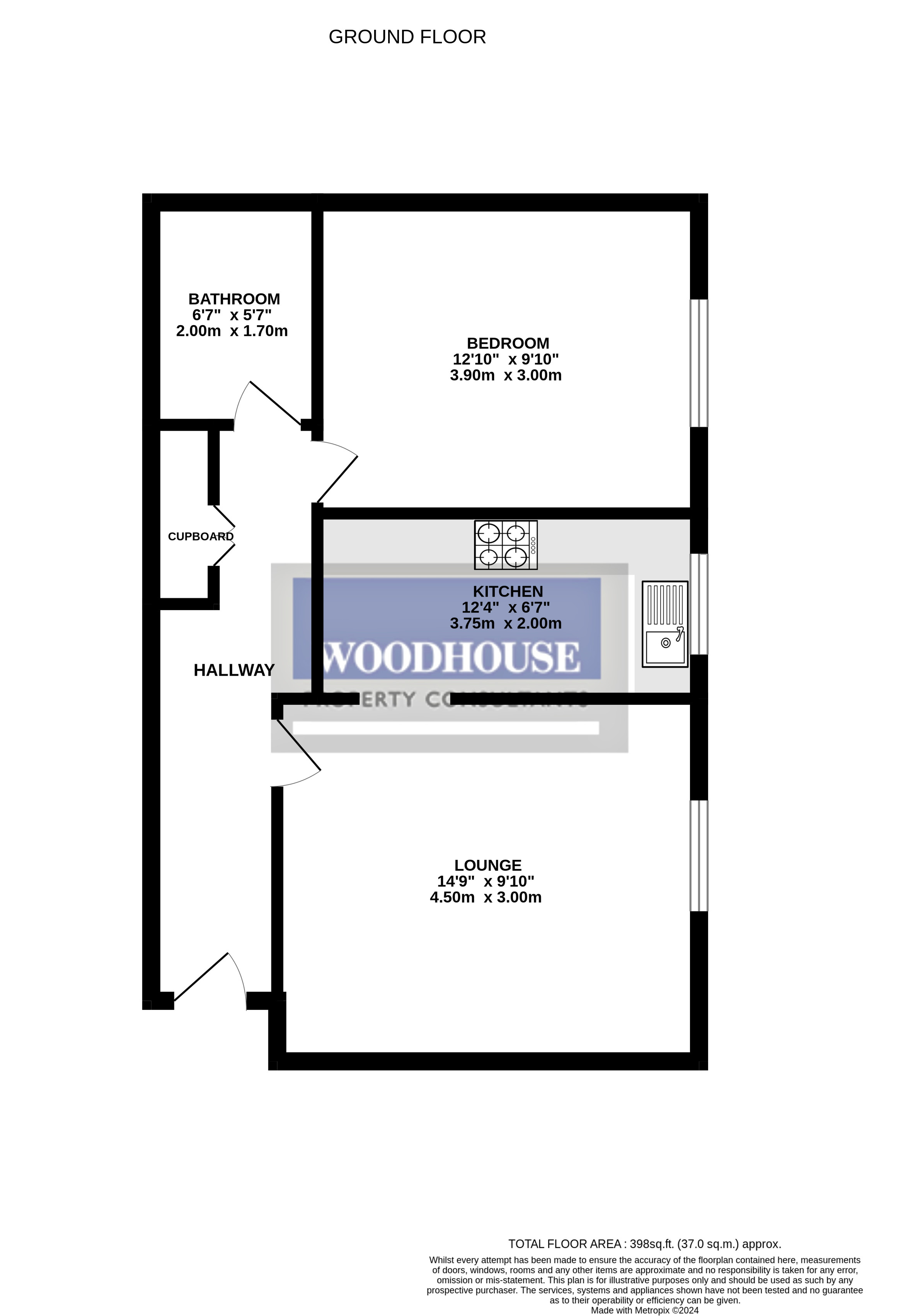 Floorplans For Parkside, Waltham Cross, Hertfordshire