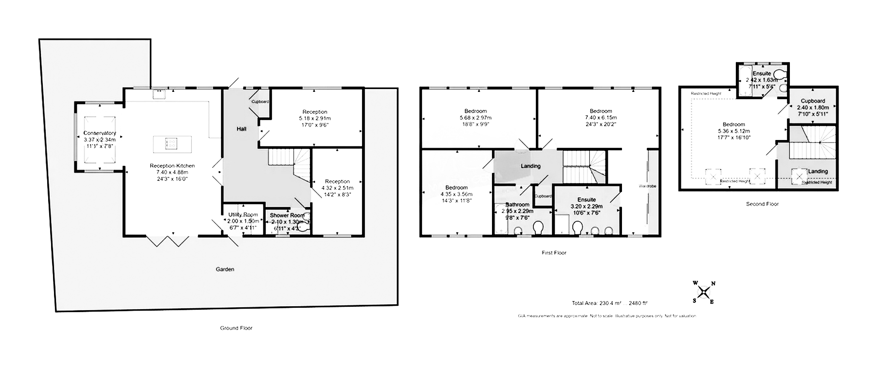 Floorplans For Goffs Lane, Goffs Oak, Hertfordshire