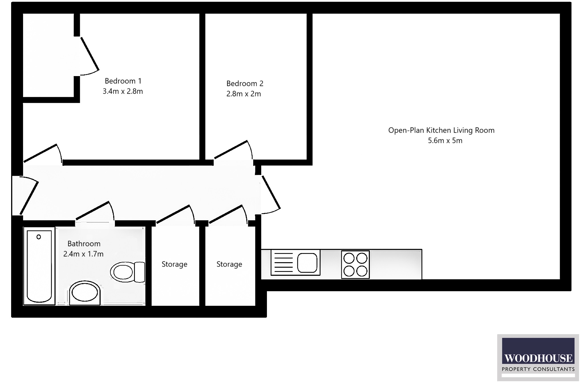 Floorplans For Turners Hill, Cheshunt, Hertfordshire