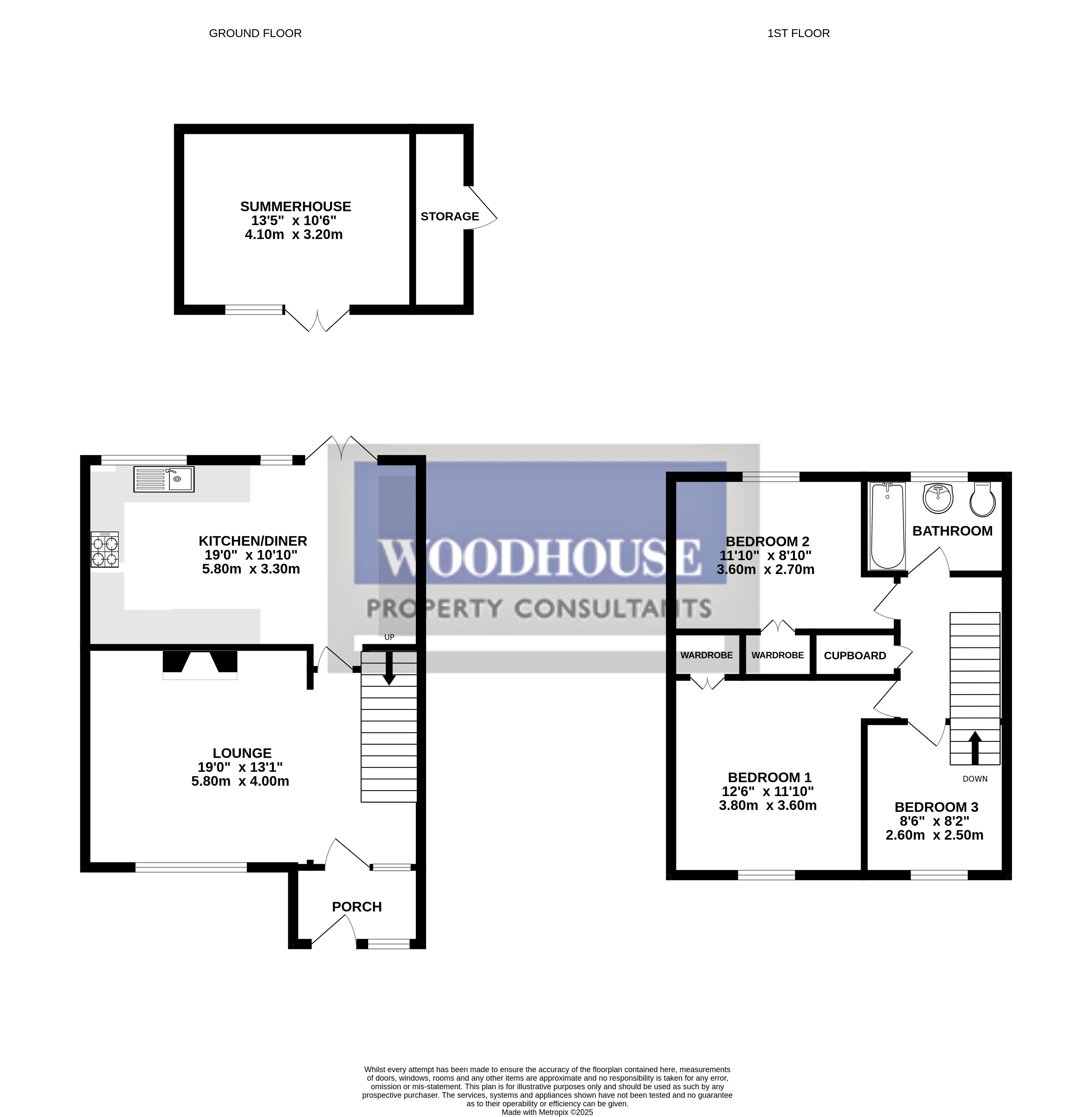 Floorplans For Cheshunt, Waltham Cross, Hertfordshire