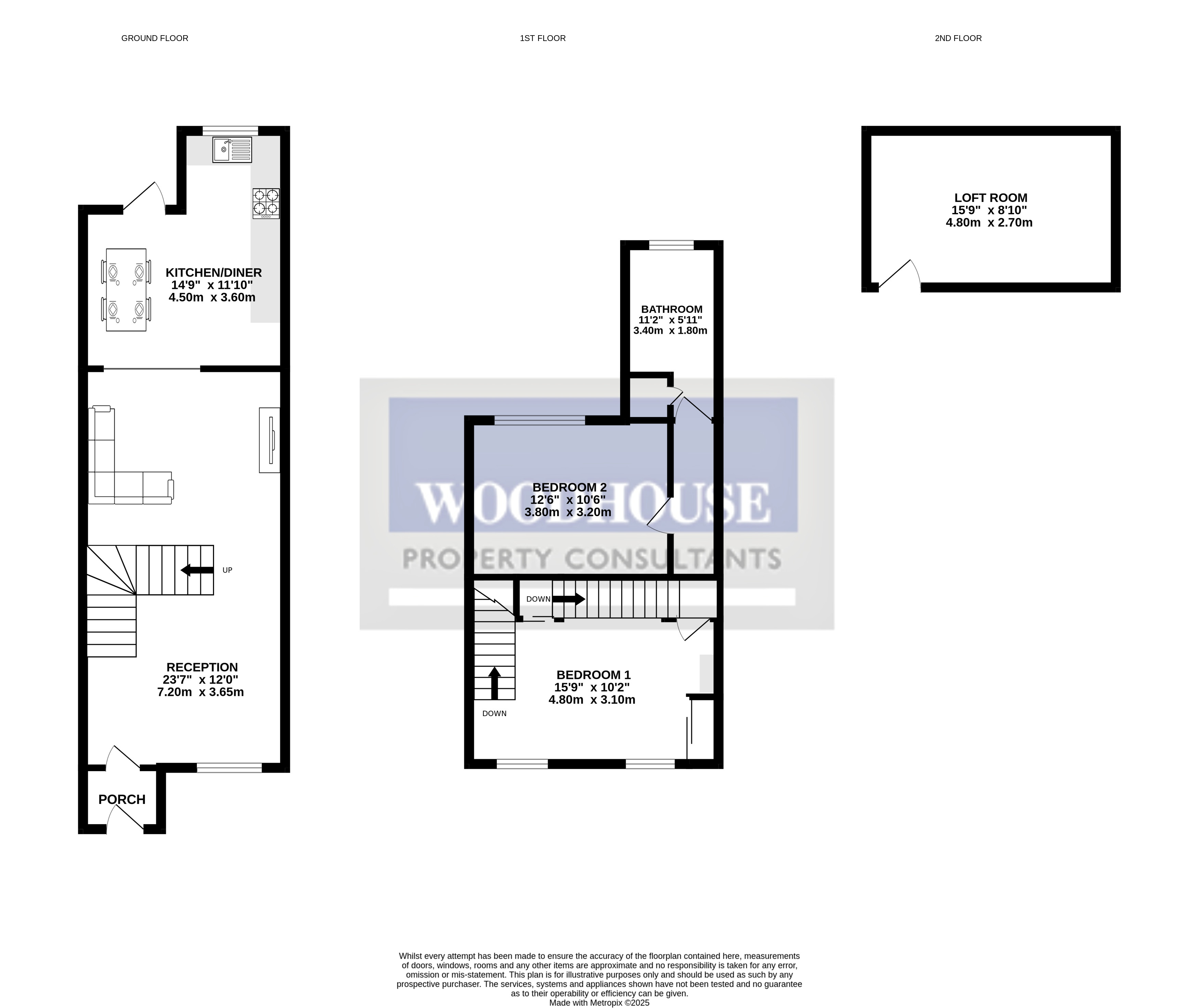 Floorplans For Brookfield Lane West, Cheshunt, Hertfordshire